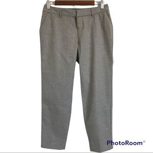 Old Navy Harper Mid-Rise Wool Like Light Grey Ankle or Crop Dress Pants Size 2P